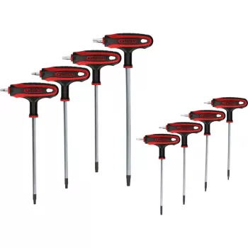 L-torx atslēgu komplekts KS Tools 151.8165, hroma-vanādija tērauds, 8 gab.