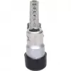 KS Tools 911.1480 8 gabalu skrūvgrieža uzgaļu komplekts, niķelēts, 25 mm, 1/4 collu kāts, DIN 3126 ISO 1173 E 6,3