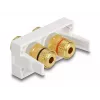 DeLOCK Easy 45 kontaktligzdas modulis balts 225mm 39mm 45mm
