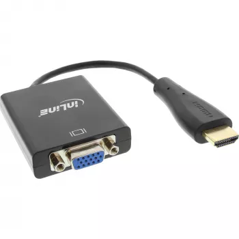 Pārveidotājs InLine HDMI uz VGA ar audio ieeju