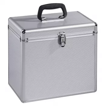 Hama 00181435 cietais maciņš vinila platēm Microgroove sudraba krāsā