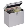 Hama 00181435 cietais maciņš vinila platēm Microgroove sudraba krāsā
