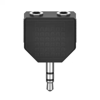 Audio sadalītājs Hama 00305036 Melns 3.5mm uz 2 x 3.5mm