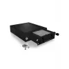 ICY BOX Carrier IB-148SSK-B ārējais HDD/SSD korpuss 2.5/3.5 collu melns