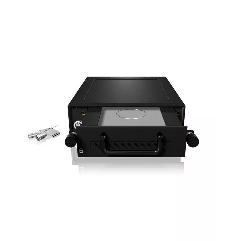 ICY BOX Carrier IB-148SSK-B ārējais HDD/SSD korpuss 2.5/3.5 collu melns