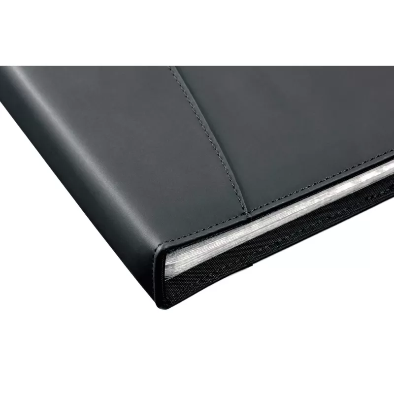 Rexel Soft Touch Smooth A4 Displeja mape 24 kabatas, melna
