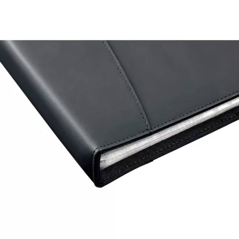 Rexel Soft Touch Smooth A4 Displeja mape 24 kabatas, melna