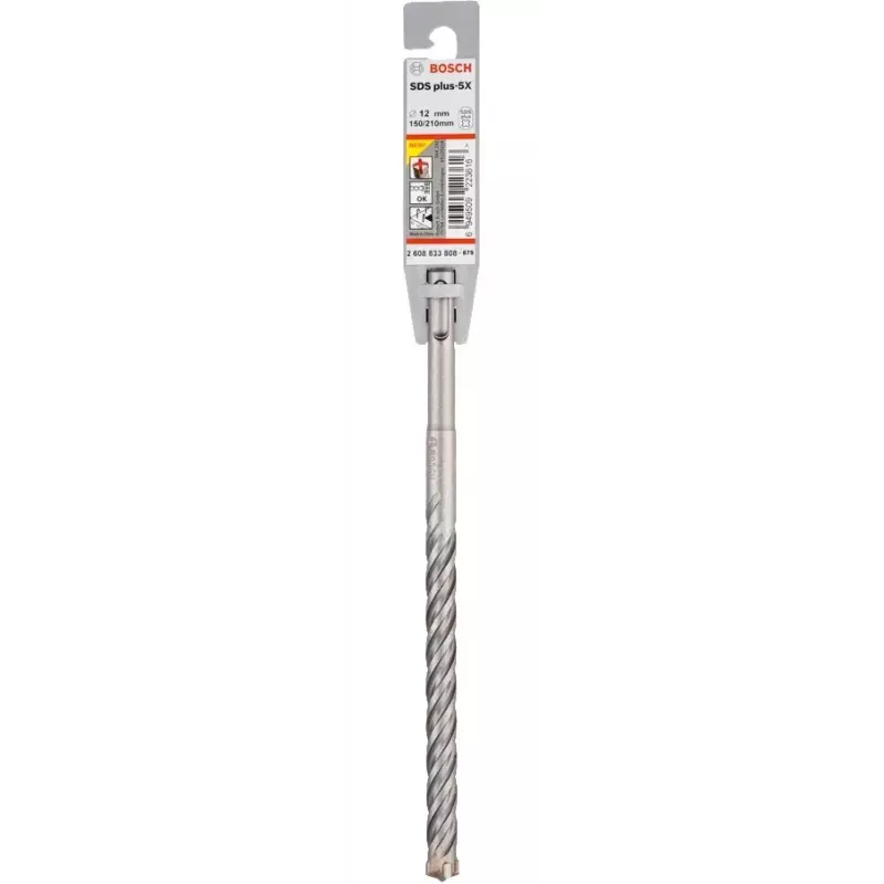 Bosch triecienurbja uzgalis 5 mm, modelis 2 608 833 772, viengabala konstrukcija rotējošajiem āmururbjiem