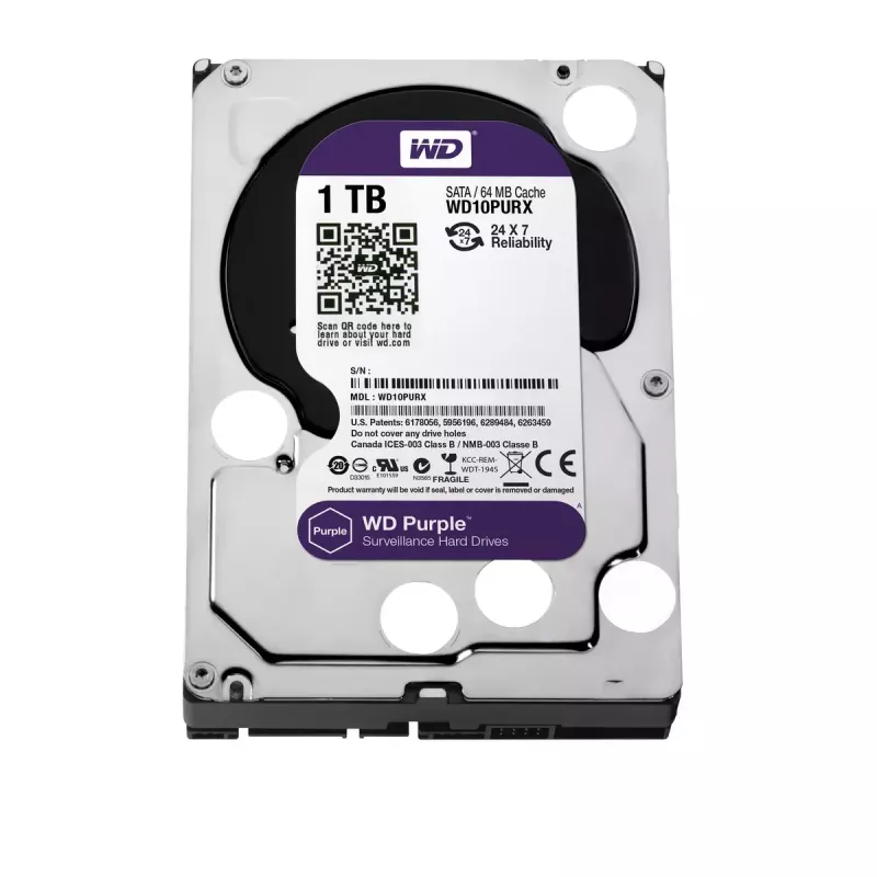 HDD Western Digital 1000 GB 3.5 inch Serial ATA III WD10PURX