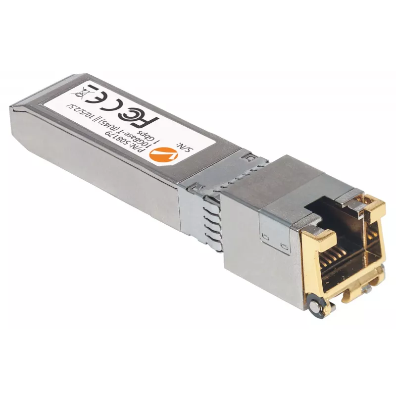 Intellinet SFP+ modulis, 10 Gigabit Copper, RJ45, 30m, līdz 10 Gbps, Cat6a, MSA saderīgs, Cisco MA-SFP-10G-T ekvivalents