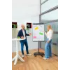 Mobilais flīpčarts ar apaļu pamatni Legamaster SKETCH EASY — tērauds, 5 riteņi, 720×600 mm