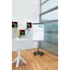 Mobilais flīpčarts ar apaļu pamatni Legamaster SKETCH EASY — tērauds, 5 riteņi, 720×600 mm