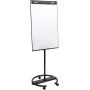 Mobilais flīpčarts ar apaļu pamatni Legamaster SKETCH EASY — tērauds, 5 riteņi, 720×600 mm