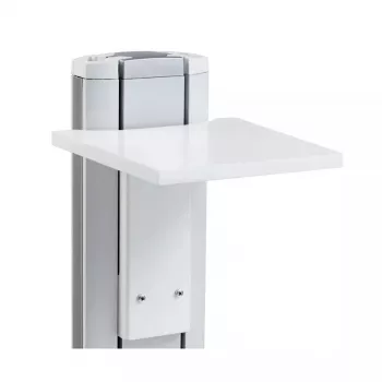 SMS Smart Media Solutions PD300010-P1 balts plaukts multimediju ratiņiem, platums 242 mm, dziļums 240 mm, augstums 248 mm