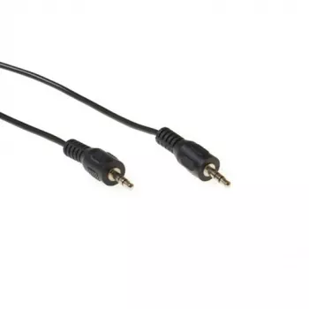 ACT audio savienojuma kabelis 2.50 m, 1x 3,5 mm ligzda vīriešu - 1x 3,5 mm stereo ligzda vīriešu