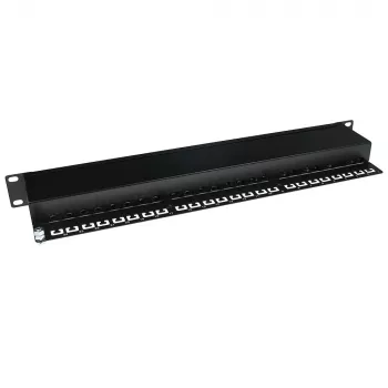 ACT Patchpanel CAT5E ekranēts 24 porti ar vāku
