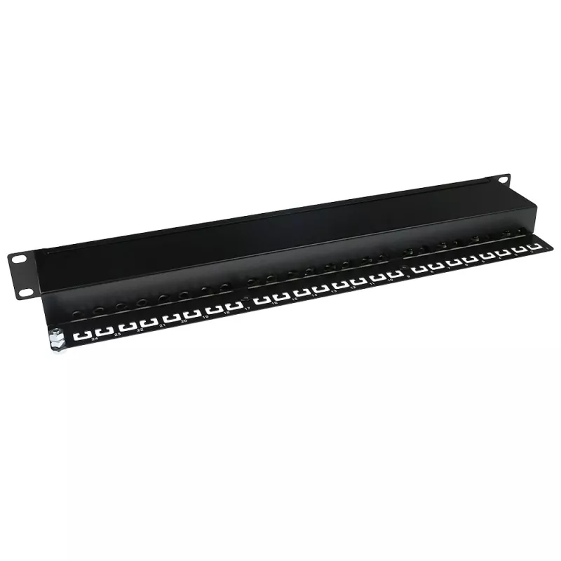 ACT Patchpanel CAT5E ekranēts 24 porti ar vāku