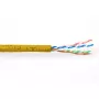 Patch kabelis ACT CAT6A U/UTP PVC 305m Dzeltens