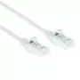 ACT balts 0,25 m LSZH U/UTP CAT6 datacenter tievais savienojuma kabelis ar aizsargātiem RJ45 savienotājiem