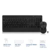 ACT Bezvadu tastatūras un peles komplekts Qwerty, klusie taustiņi, videi draudzīgs, no pārstrādātiem materiāliem