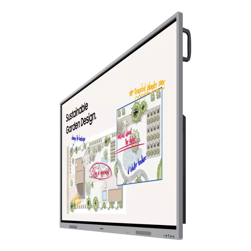 Samsung WE65FX interaktīvā tāfele 165,1 cm (65 collas) 3840 x 2160 pikseļi Skārienjutīgs Pelēks HDMI