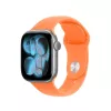 Apple 42mm Clementine Sport S/M — Oranža, 130–180 mm