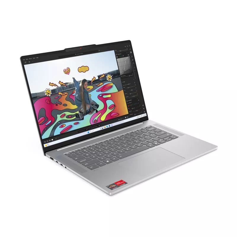 Lenovo IdeaPad Slim 5 15ARP10 AMD Ryzen™ 7 7735HS Klēpjdators 38,4 cm (15,1 collu) WQXGA 16 GB LPDDR5x-SDRAM 512 GB SSD Wi-Fi 6 (802.11ax) Windows 11 Home Pelēks