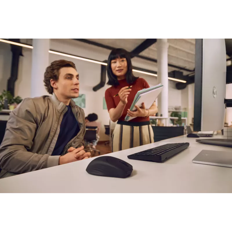 HP 490C Multi-Device Dual-Mode tastatūras un peles komplekts, balts