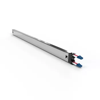 PATCHBOX® kasete ar LC-LC optisko šķiedru 1.8 m OS2 viens režīms 9 µm, dzeltens