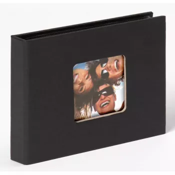 Fotoalbums Walther Mini slip-in Fun Black 36 lapas