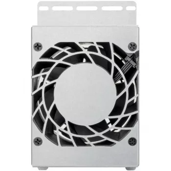 CPU dzesētājs SILVERSTONE RAC45-FC-801 kompakts 80 mm ventilators, sudrabs/melns
