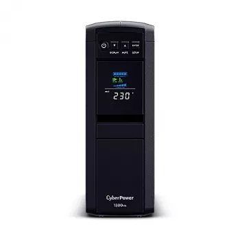 Nepārtrauktās barošanas avots CyberPower CP1200EIPFCLCD, Line-Interactive, 1.2 kVA, 720 W, 6 AC kontaktligzdas