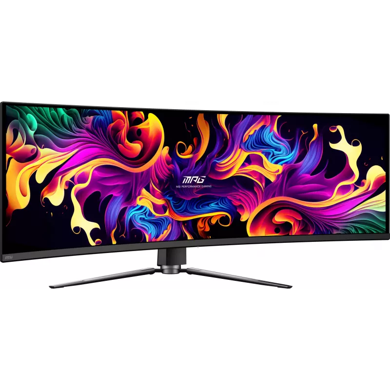 MSI MPG 491CQPX QD-OLED dators monitors 124,5 cm (49 colli) 5120 x 1440 pikseļi Dual QHD melns