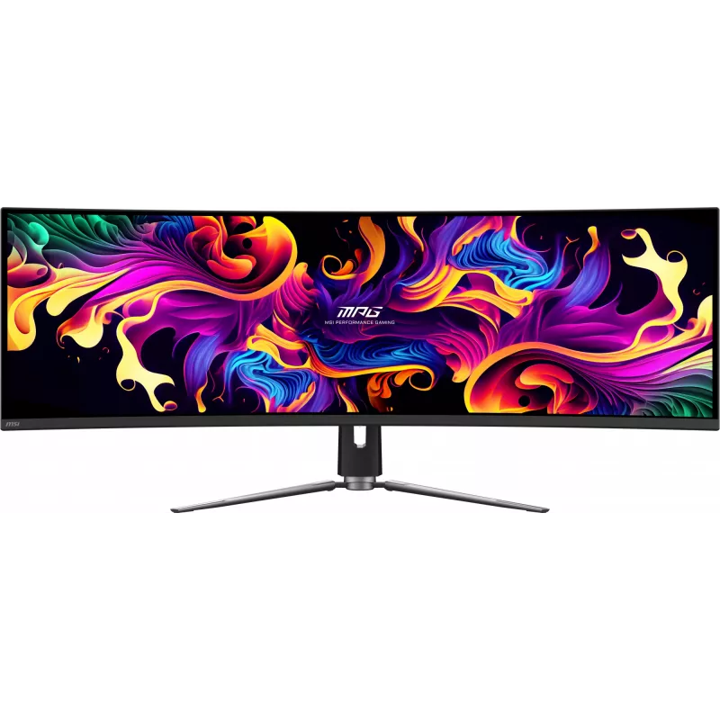 MSI MPG 491CQPX QD-OLED dators monitors 124,5 cm (49 colli) 5120 x 1440 pikseļi Dual QHD melns