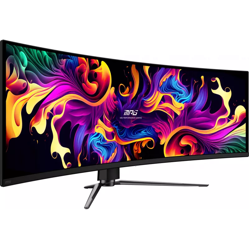 MSI MPG 491CQPX QD-OLED dators monitors 124,5 cm (49 colli) 5120 x 1440 pikseļi Dual QHD melns