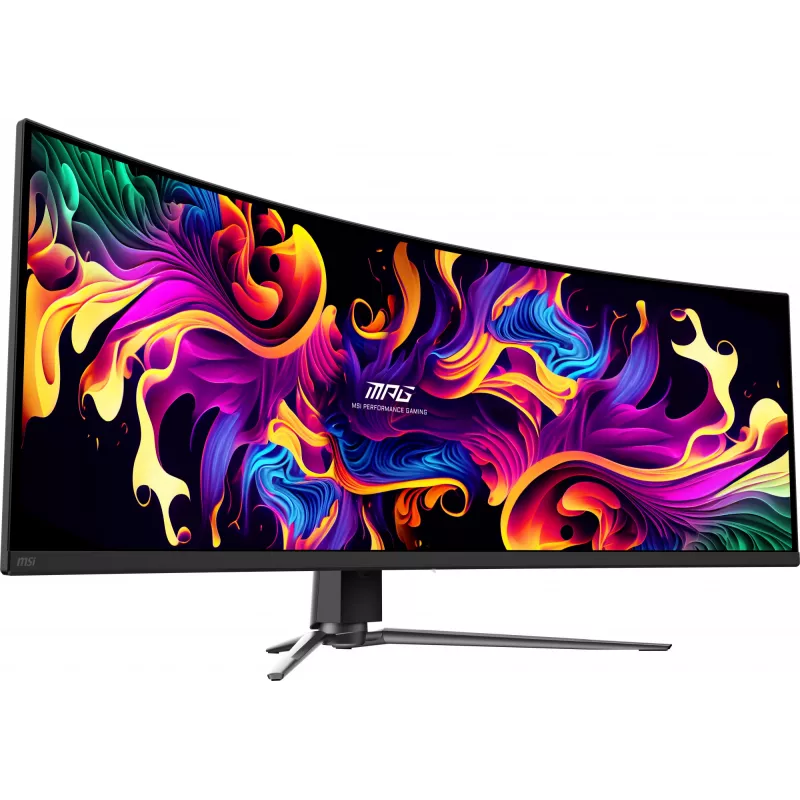 MSI MPG 491CQPX QD-OLED dators monitors 124,5 cm (49 colli) 5120 x 1440 pikseļi Dual QHD melns