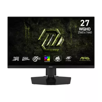MSI MAG 274QPF E20 monitors 27 collas (68.6 cm) WQHD 2560x1440 Rapid IPS LCD melns