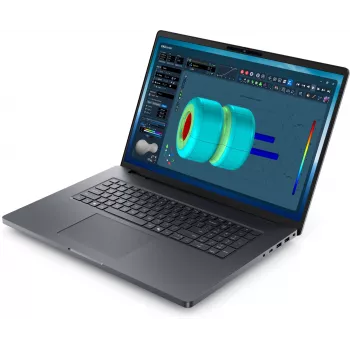 DELL Pro Max 18 Plus MB18250 Intel Core Ultra 7 265HX Mobilā darbstacija 45,7 cm (18 collas) Quad HD+ 32 GB DDR5-SDRAM 1 TB SSD NVIDIA RTX PRO 3000 Blackwell Wi-Fi 7 (802.11be) Windows 11 Pro Melna