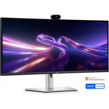 DELL Pro P P3426WEV 34 collu WQHD izliekts monitors ar iebūvētu tīmekļkameru