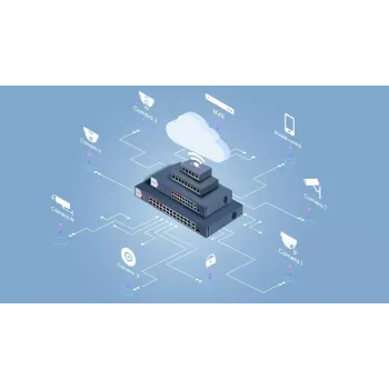 Pārvaldāms slēdzis Hikvision DS-3E1106P-EI 4 Port Fast Ethernet PoE
