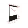 Multibrackets M 16:9 Pārnēsājams Projektora Ekrāns 200x112, 90 collas