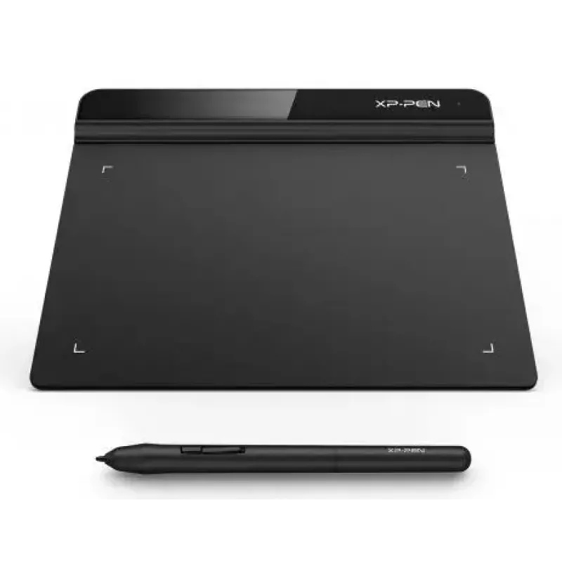 Grafikas zīmēšanas planšete XP-Pen Star G640 — 190×162 mm aktīvais laukums, 5080 lpi, vadu un bezvadu, USB, melna