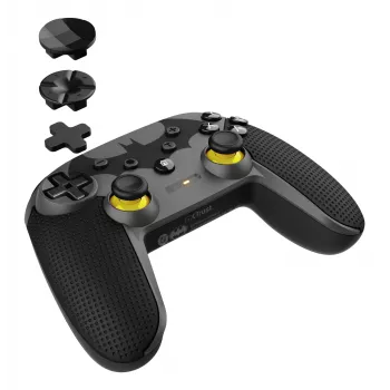 Spēļu kontrolieris TRUST 25789 — Melns Bluetooth/USB kontrolieris Android, Nintendo Switch, PC, iOS, 8 m darbības rādiuss, 3 m kabelis