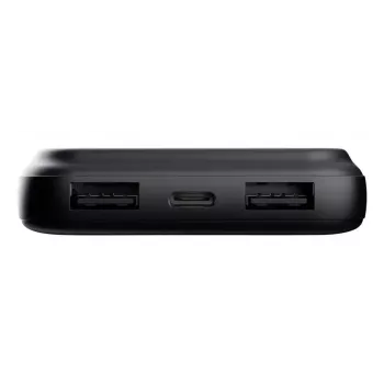Power bank TRUST 25882 — Pārnēsājams Li-Ion 10000 mAh, PD 3.0/PPS/QC3.0, 2×USB-A + 1×USB-C, 20W, Melns