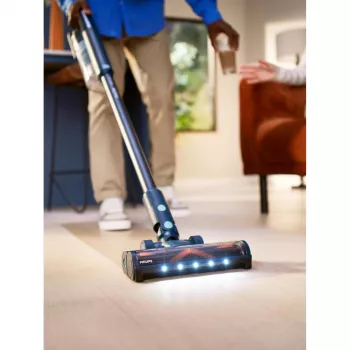 Bezvadu stick putekļsūcējs Philips 5000 sērija XC5041/01 — 25.2V Li-Ion, sauss un slapjš ciklona bezmaiss, cilpas rokturis, zaļš