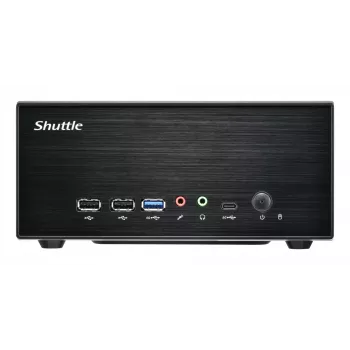 Shuttle XPC slim Barebone XB860G2 - LGA1851, Intel H860, 1xDP, 2xHDMI, 2 PCIe sloti (1x16X un 1xX1), 2x Intel LAN (1G + 2.5G), 8x USB, 3x M.2, 24/7 nepārtraukta darbība
