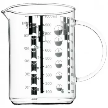 WMF Gourmet mērglāze 1,0 l, stikls