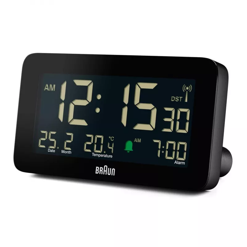 Modinātājpulkstenis Braun BC10B-DCF Melns LCD AA