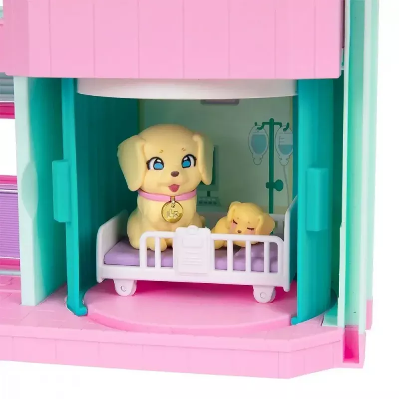 Interaktīvs mājdzīvnieku komplekts Cobi Set Little Live Pets Families Clinic MO-26673, rotaļu komplekts ar klīnikas piederumiem