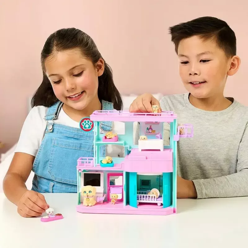 Interaktīvs mājdzīvnieku komplekts Cobi Set Little Live Pets Families Clinic MO-26673, rotaļu komplekts ar klīnikas piederumiem